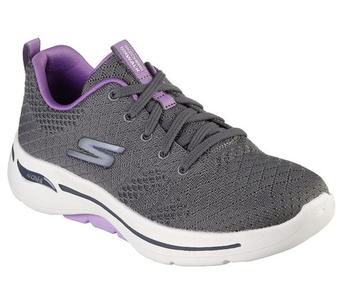 Skechers Women's Go Walk Arch Fit Unify - Gray/Lavender Skechers Women's Go Walk Arch Fit Unify - Gray/Lavender