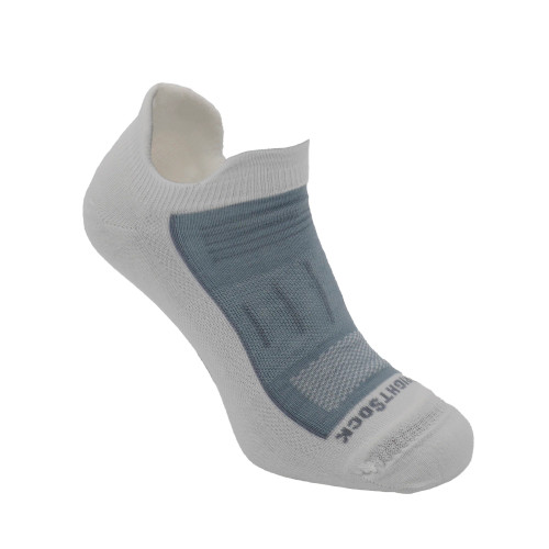 Wrightsock Endurance Double Tab - White/Grey