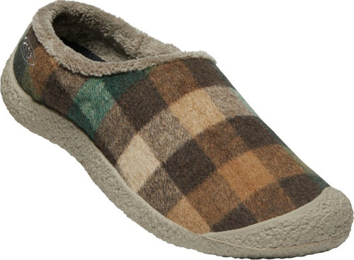 Keen Women's Howser Slide - Brown Plaid/Brindle