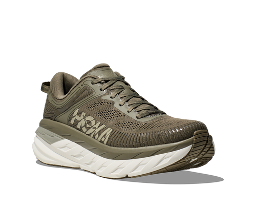 Hoka One One Men's Bondi 7 - Olive Haze/White