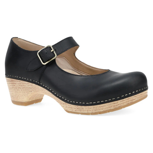 Dansko Women's Lilah - Black Oiled Pull Up