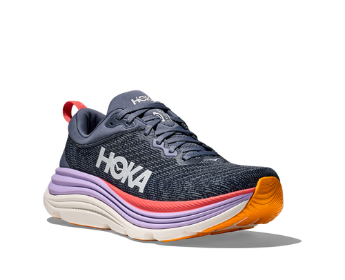 Hoka One One Women's Gaviota 5 Wide - Anchor/Grapefruit