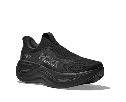 Hoka One One Men's Skyward Laceless - Black/Black
