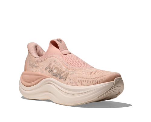 Hoka One One Women's Skyward Laceless - Rose Latte/Rose Cream