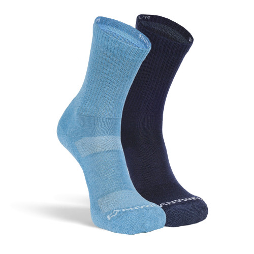 Fox River Unisex Essential LW Crew - Ice/Navy