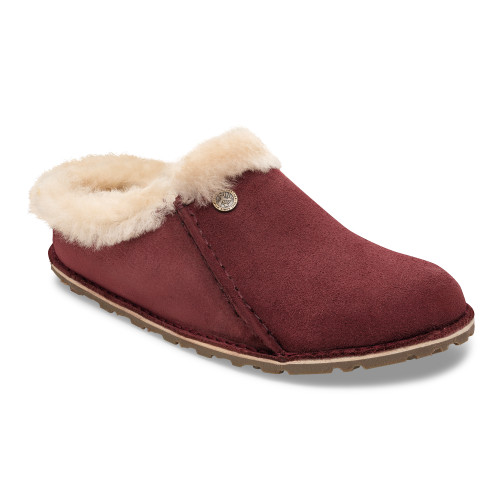Birkenstock Women's Zermatt Premium Shearling Narrow - Zinfandel Suede Leather