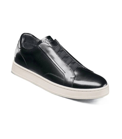 Florsheim Men's Monopoli Elastic Lace To Toe Sneaker - Black Multi