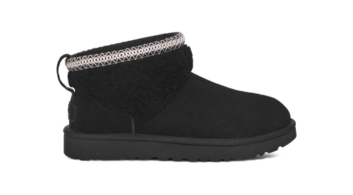 Ugg Women's Classic Ultra Mini Maxi Curly - Black