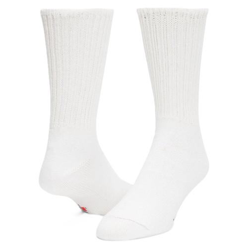 Wigwam Unisex Master Lightweight Cotton Crew Athletic Sock - White