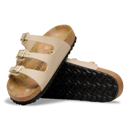 Birkenstock Women's Florida Regular - Sandcastle Print Nubuck Leather