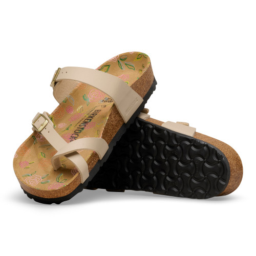 Birkenstock Women's Mayari Regular - Sandcastle Print Nubuck Leather