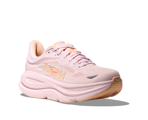 Hoka One One Women's Bondi 9 - Lilac Cream/Tangerine Glow