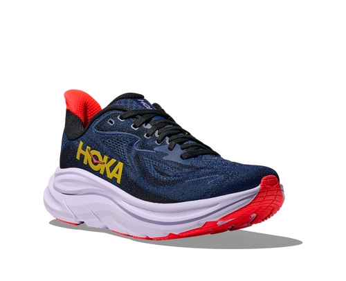 Hoka One One Women's Clifton 10 Wide - Midnight Blue/Starlight Glow