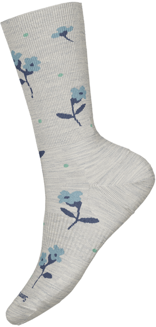 Smartwool Women's Everyday Garden Gala Crew Socks - Ash