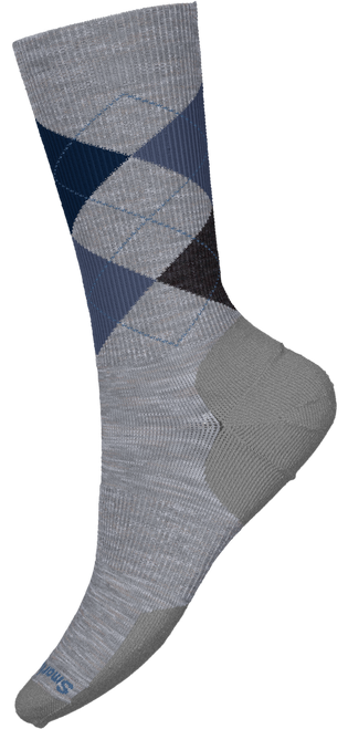 Smartwool Everyday Diamond Jim Crew Socks - Light Gray