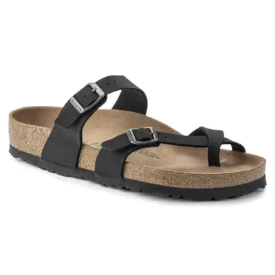 Birkenstock Women's Mayari Regular - Black Birko-Flor37