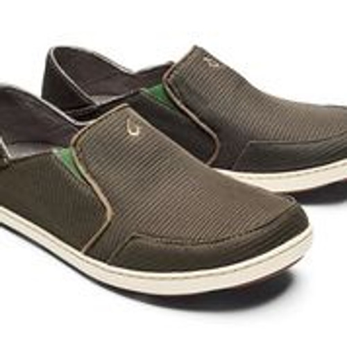 Olukai Men's Nohea Mesh - Mustang/Lime Peel