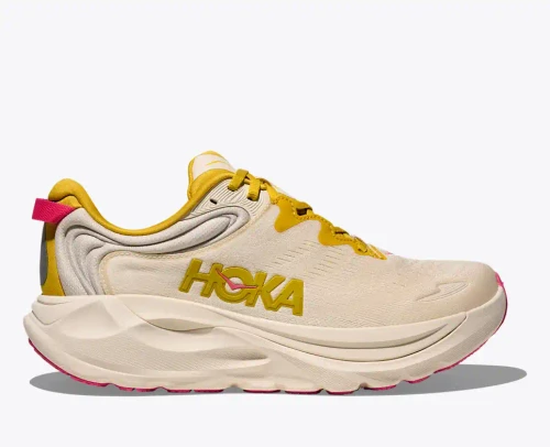 Hoka One One Women's Gaviota 6 - Birch/Yellow Gold