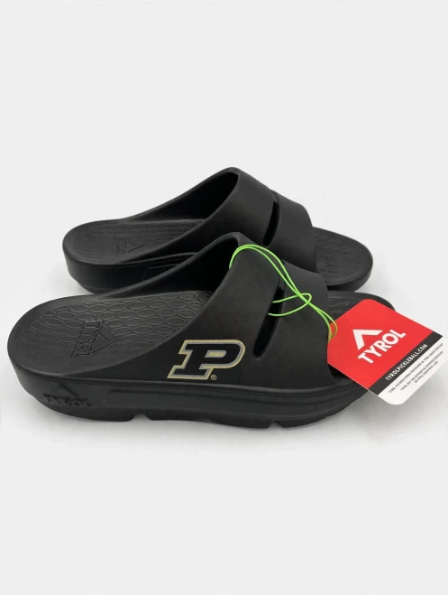 Tyrol Unisex Purdue University Slide - Black