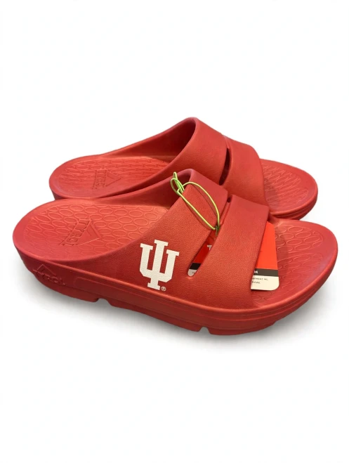 Tyrol Unisex Indiana University Slides - Red/White