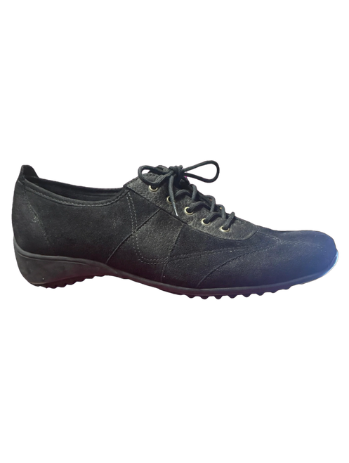 Munro Women's Pace - Black Suede/Black Nubuck