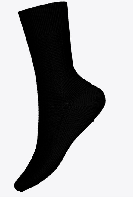 Smartwool Everyday Basketweave Crew Socks - Black