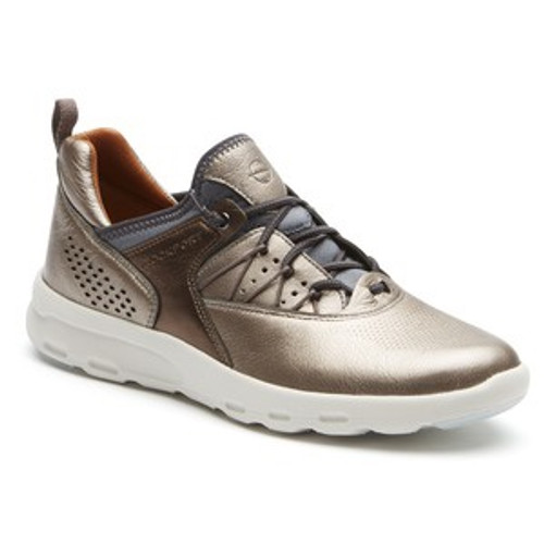 Metallic Leather Bungee Athletic Shoe Metallic Leather Bungee Athletic Shoe