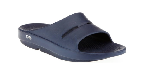 Oofos Ooahh Slide Sandal - Navy