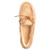 Tan Suede Pile lined hardsole moc by Minnetonka.