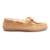 Tan Suede Pile lined hardsole moc by Minnetonka.