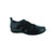 Black 2 strap cross strap slip on with removable cork footbed by Naot.