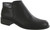 Black ankle boot with removable footbed by Sas.