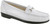 Pearl white moccasin with removable footbed by Sas.