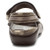 Metal mary jane sling back with removable cork footbed by Naot.