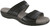 Black slide sandal with plush insole by Sas.