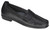 Black classic loafer with removable footbed by Sas.