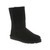 Bearpaw Women's Elle Short 8 inch black classic suede boot features a slimmed down construction.