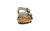 Stone synthetic two strap sandal with cork footbed by Birkenstock.