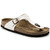 Antique lace thong sandal with cork footbed by Birkenstock.