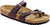 Mocca Birki buc Brown synthetic sandal with cork footbed by Birkenstock.