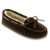 Minnetonka Women's Cally Suede Leather - Chocolate