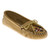 Minnetonka Women's Thunderbird Softsole Smooth Leather - Natural