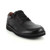 Black plain toe casual lace up by Rockport.