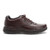 Brown Tumbled leather World tour by Rockport is a classic lace up used for travel or long days on your feet.