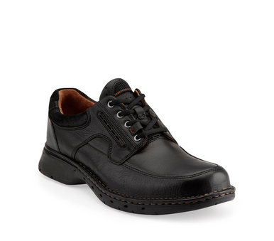 Clarks Men's Un.Bend - Black Leather - Goodman's Shoes