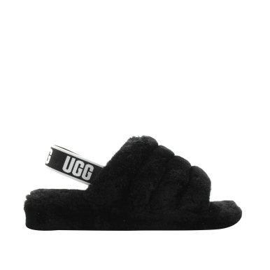 Ugg Women's Fluff Yeah Slide - Black - Goodman's Shoes