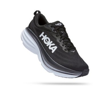Hoka One One Men's Bondi 8 X-Wide - Black/White - Goodman's Shoes