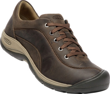 Keen Presidio Mens 10 Brown Leather Oxford Walking Shoes 1008430 Dark Earth Keen | Shoes | Keen Utility San Jose Oxford Alloy Toe  main image 2