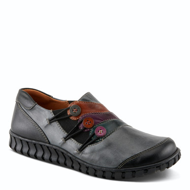 Spring Step Women's Neeta - Dark Grey Multi - Goodman's Shoes