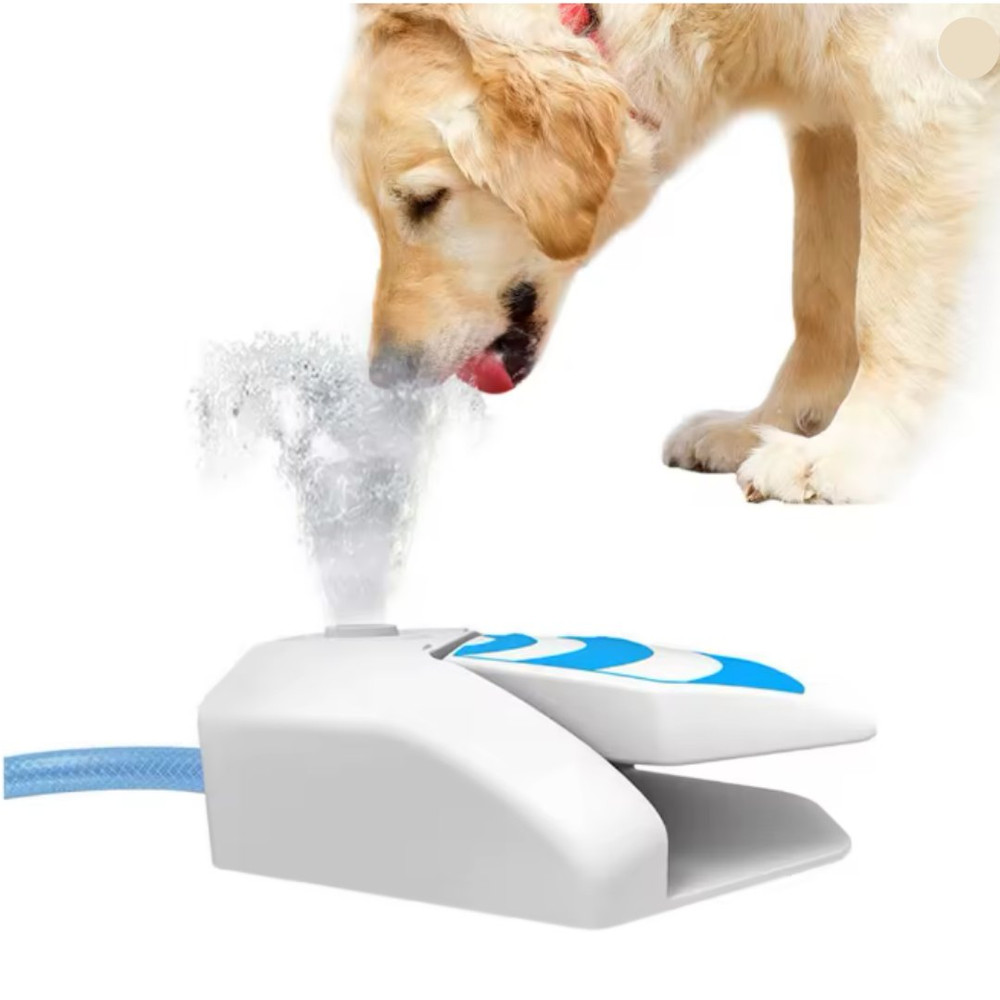 Fuente bebedero automática para perros · se activa con la pata